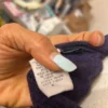 Absolutely stunning medium size purple color dropping Neckline great shape - Image 5