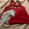 Patriotic girls top size extra large, 14 to 16