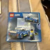 Lego city police car with police officer