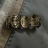 One bracelet with elastic put on goldish color not too bright gold - Image 5
