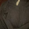 Light navy blue sparkly jacket button down for girls size 10 - Image 6