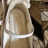 Princess beautiful big girl shoes with some heels white . Worn twice size 37 Y - Image 2