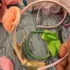7 girls headbands in great condition . Green one need to be fix from bottom - Image 9