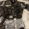 Police SWAT custom for boys size 5-6 fair condition some signs of wearing out