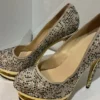 Crystal studded High heel shoes . Beautiful. l size 37 - Image 14