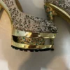 Crystal studded High heel shoes . Beautiful. l size 37 - Image 15