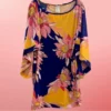 NWT Trina Turk Breeze Floral Print Cover-Up / Top size Medium - Image 2