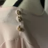 Ivanka Trump beautiful light pink blouse with buttons on the shoulders size M - Image 9