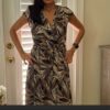 Gorgeous printed dress size medium. Just like New. Very light fabric