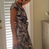 Gorgeous printed dress size medium. Just like New. Very light fabric - Image 2