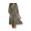 Leopard print cut out MIDI Brand New Size Large