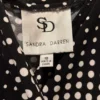 Such a pretty polka dot dress with straps and longer sides flows beautifully M - Image 2