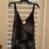 Such a pretty polka dot dress with straps and longer sides flows beautifully M - Image 7