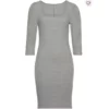 Looking for dress to shine but simple ? Ribbed Puff Sleeve Dress size10 NWT - Image 6
