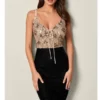 Sequin top Velvet bottom Dress size varies (10 & 12) Brand New
