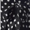 Wrap Look Polkadot Dress Color: BLACK DOTTED size 6 and 8 Brand New - Image 5