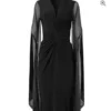 Leopard print dress absolutely stunning Exaggerated Sleeve - Image 4