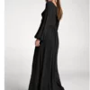 Maxi Dress Tie-Front Black size S Brand New - Image 2