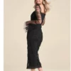 Dotted Mesh Dress Color XS brand new - Image 2