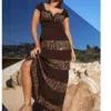 Metallic Detail Maxi Dress size Xs, S brand New - Image 2