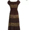 Metallic Detail Maxi Dress size Xs, S brand New - Image 5