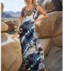 Embellished Mixed Floral Maxi Dress Multi size XS - Image 2