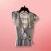 Perfect spring and summer dress very light fabric beautiful color mix, size M - Image 14