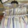 Perfect spring and summer dress very light fabric beautiful color mix, size M - Image 8