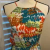 Made in U.S.A multi color summer maxi dress size S - Image 6