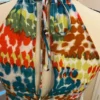 Made in U.S.A multi color summer maxi dress size S - Image 5