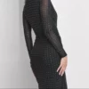 High-Low Dress Embellished. Color ANBK. Size M . Just as new - Image 3
