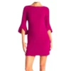 Susana Monaco Ruffle Sleeve Shift Dress. Size L. NWT Color Ruby Red