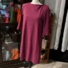 Susana Monaco Ruffle Sleeve Shift Dress. Size L. NWT Color Ruby Red - Image 13