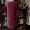 Susana Monaco Ruffle Sleeve Shift Dress. Size L. NWT Color Ruby Red - Image 12