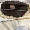 Large size bum bag brown and tan zipper in the back brand new - Image 5