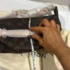 Large size bum bag brown and tan zipper in the back brand new - Image 4