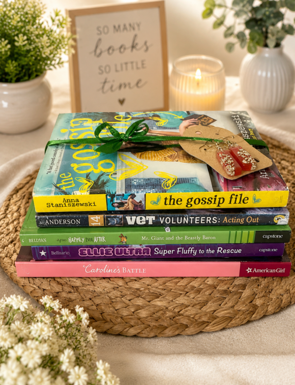 Summer Reading Not-So-Mystery Book Bundle + Handmade Jewelry